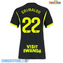 Camisa de time de futebol Atletico Madrid Alejandro Grimaldo #22 Replicas 2º Equipamento Feminina 2026-27 Manga Curta